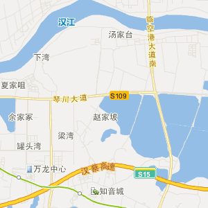 武汉市蔡甸区地图图片