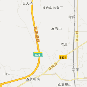驻马店市确山县地图