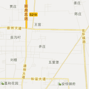 驻马店市上蔡县地图