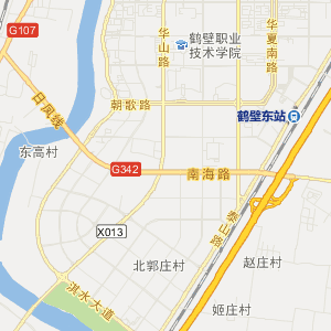 鹤壁市淇滨区行政地图