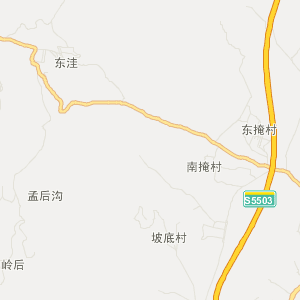 晋城市城区行政地图