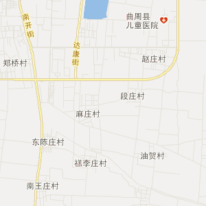 邯郸市曲周县行政地图