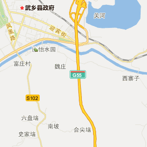 长治市武乡县地图