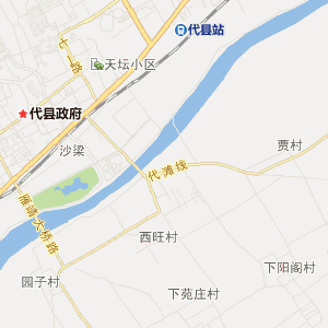 忻州市代县历史地图