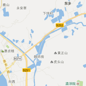潮州市湘桥区行政地图