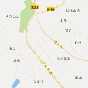 宜春市靖安县行政地图