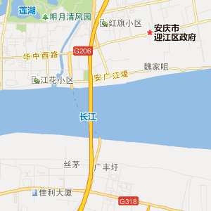 安庆市迎江区地图