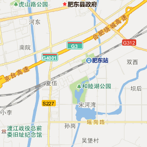 合肥市肥东县地图