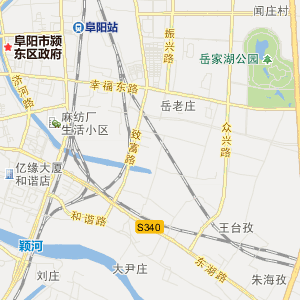 阜阳市颍东区地图