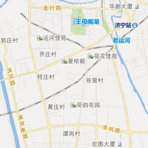 济宁市任城区地图