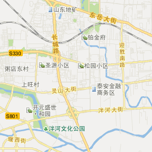 泰安市泰山区历史地图