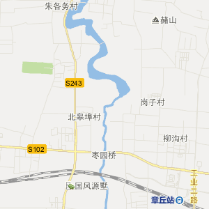 济南市章丘区地图