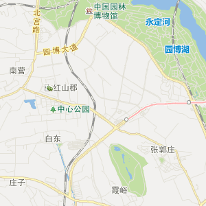 北京市石景山区地理地图