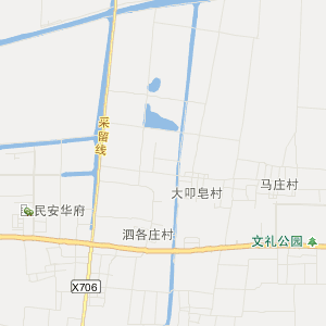 廊坊市文安县地图