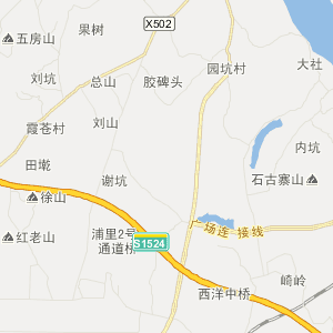 漳州市长泰区地图