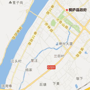 杭州市桐庐县地图