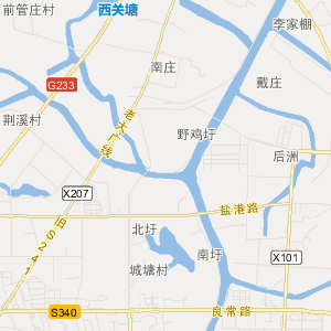 常州市金坛区行政地图