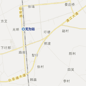 芜湖市无为市地图