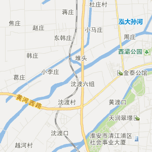 淮安市清江浦区地理地图