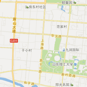 淄博市张店区地图