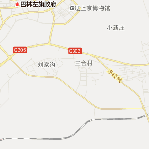 赤峰市巴林左旗地理地图