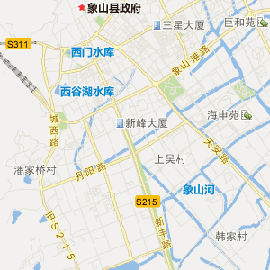 宁波市象山县地图