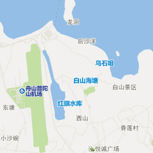 舟山市普陀区地图