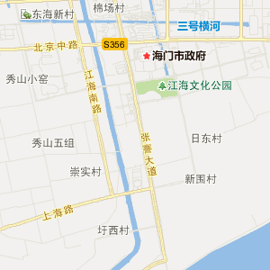 南通市海门区文化教育地图