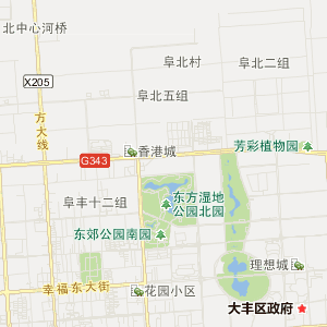 盐城市大丰区地图