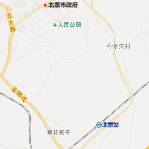 朝阳市北票市地图