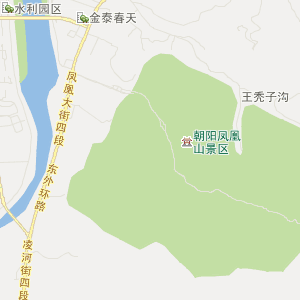朝阳市双塔区行政地图