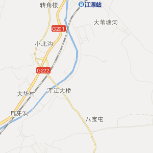 白山市江源区历史地图