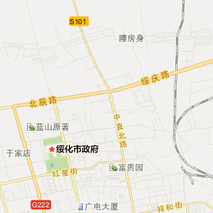 绥化市北林区地图