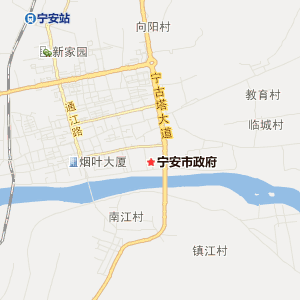 牡丹江市宁安市地图