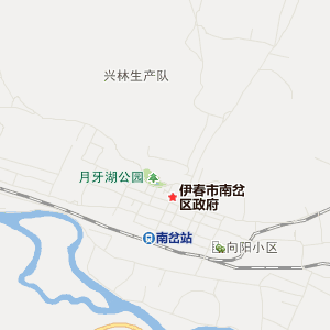 伊春市南岔县历史地图