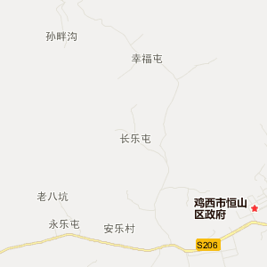 鸡西市恒山区地图