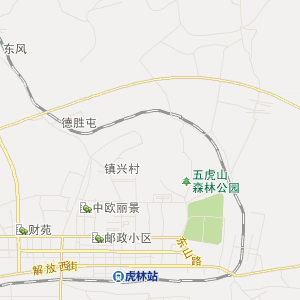 鸡西市虎林市历史地图