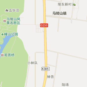 马陵山风景区地图图片