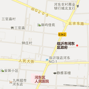 临沂河东区乡镇地图图片