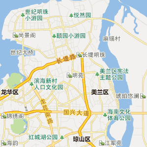 海口公交车路线图图片