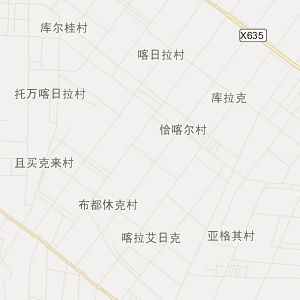 和田地区墨玉县地图