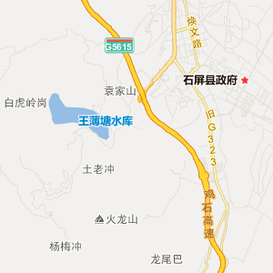 石屏县乡镇地图图片