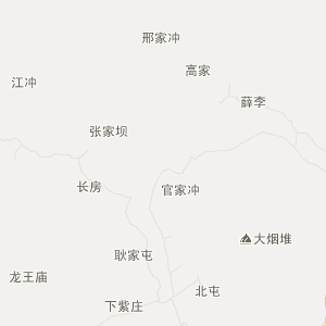 楚雄彝族自治州大姚县历史地图