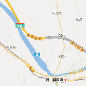 天水市武山县历史地图