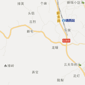 百色市靖西市地图