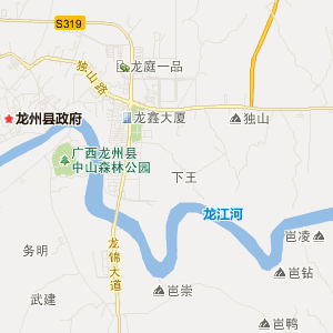 崇左市龙州县地图