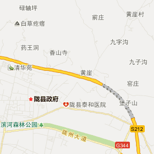 陇县乡镇全地图图片