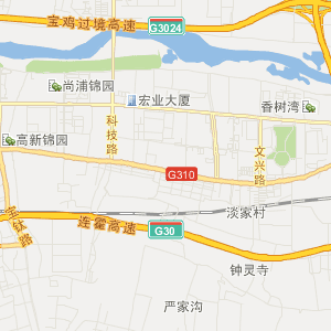 宝鸡54路线路图图片