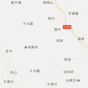 钦州市浦北县地图