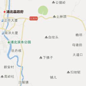 浦北县各镇地图图片